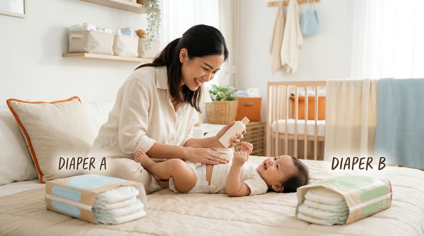 จัดบ้านไม่ลงตัว ควรเลือก MamyPoko มามี่โพโค กางเกงผ้าอ้อมเด และ DODOLOVE Standard Soft แบบไหน