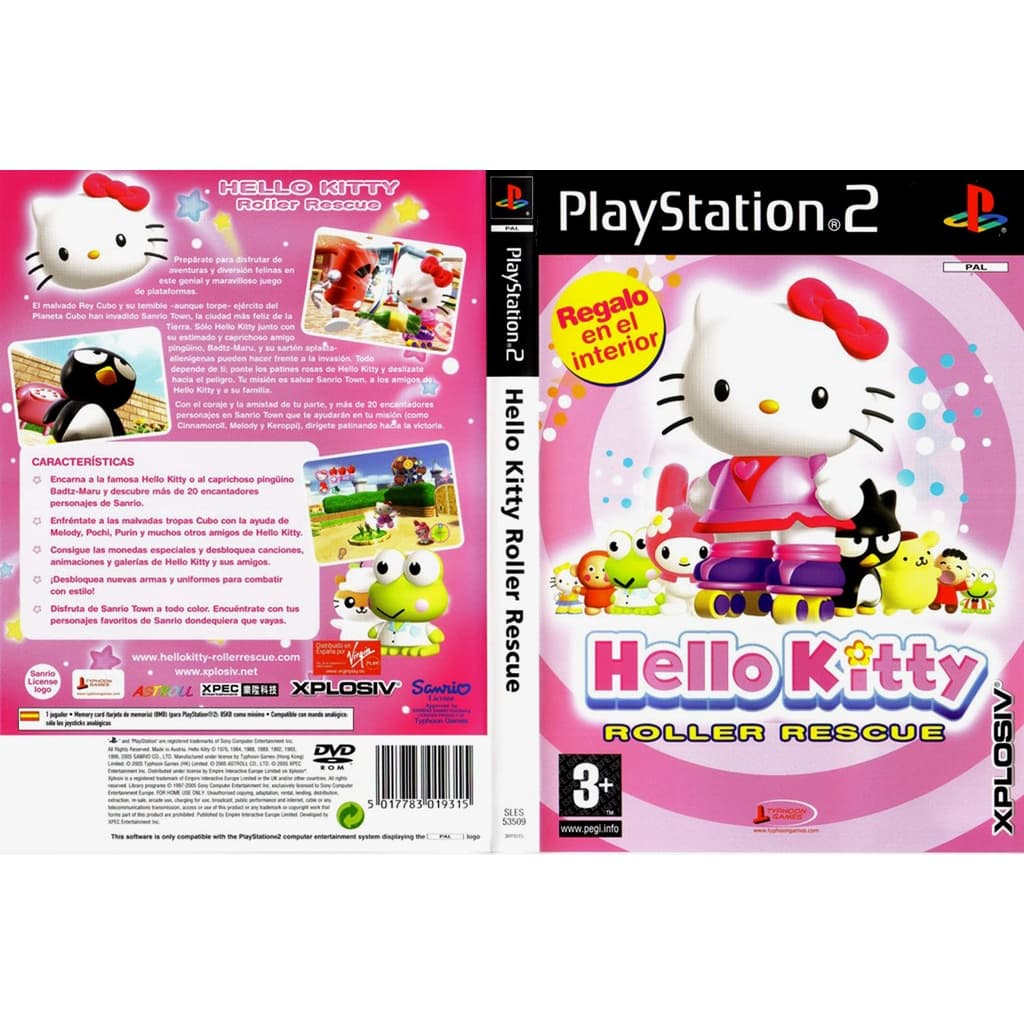 แผ่นเกมส์ PS2 Hello Kitty Roller Rescue คุณภาพ ส่งไว (DVD)