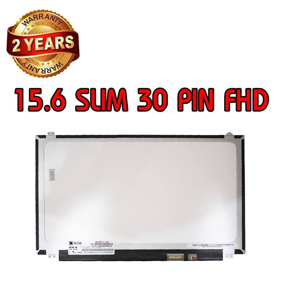 จอโน๊ตบุ๊ค 15.6 SLIM 30 pin FHD (1920x1080) 15.6 นิ้ว สลิม 30 พิน 36ซม.รับประกัน 2 ปี