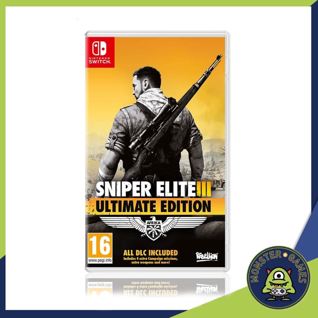 Sniper Elite 3 Ultimate Edition Nintendo Switch Game แผ่นแท้มือ1!!!!! (Sniper Elite 3 Switch)