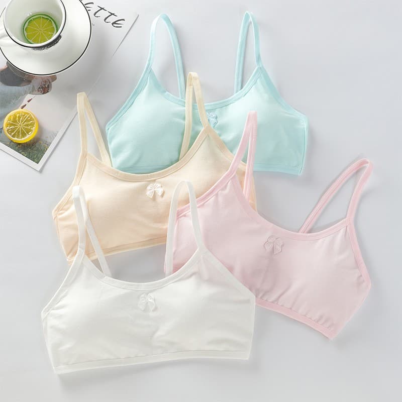💕😍ชุดชั้นในเด็กผู้หญิงบราฟองน้ําผ้านิ่มใส่สบาย 8-12 ขวบ NO.257