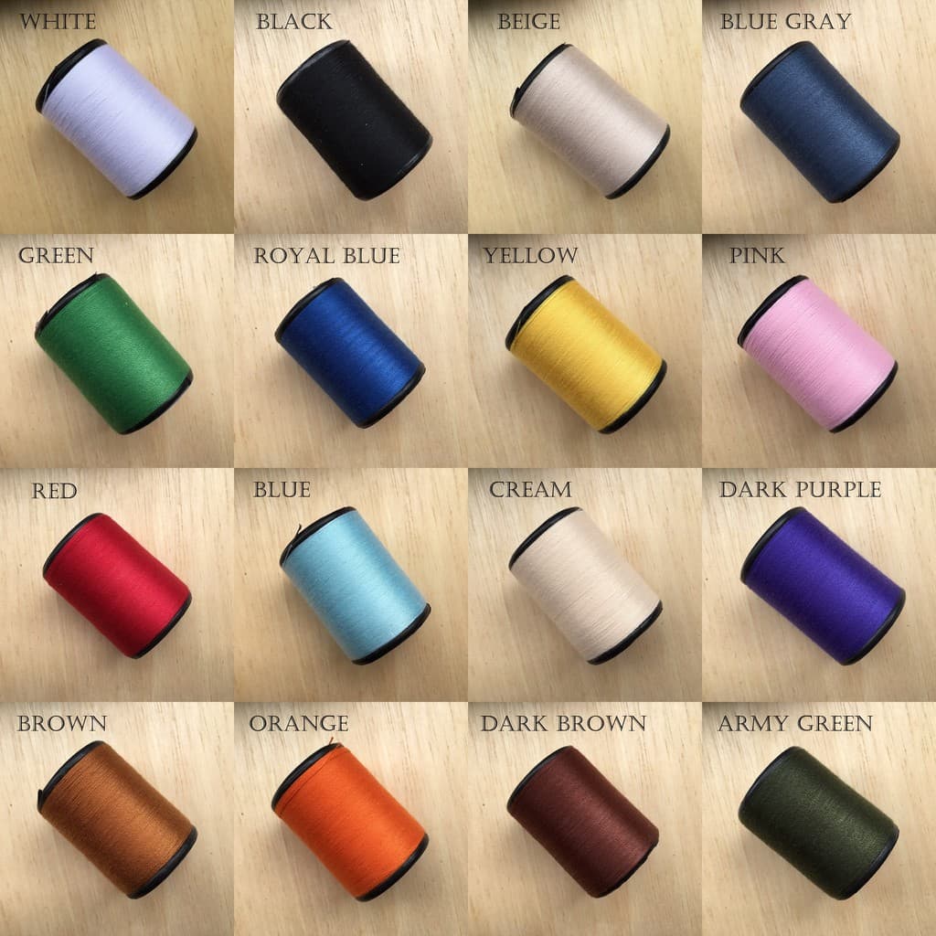 ด้ายเย็บผ้า หลายเฉดสี ด้าย สีสวย ตราหัวเสือ 500 เมตร ด้ายเย็บผ้าคุณภาพ ด้ายลูกล้อ WOP งานฝีมือ เย็บมือ…