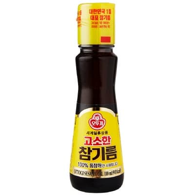 ottogi sesame oil น้ํามันงาเกาหลี 오뚜기 고소한 참기름 80ml/320ml/160ml/110ml