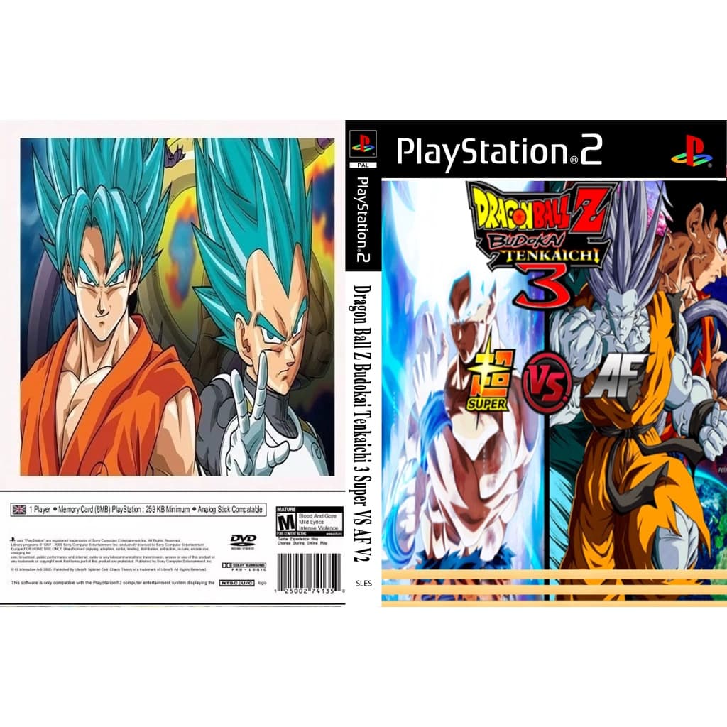 แผ่นเกมส์ PS2 Dragon Ball Z Budokai Tenkaichi 3 Super VS AF V2 คุณภาพ ส่งไว (DVD) รูปที่ 1