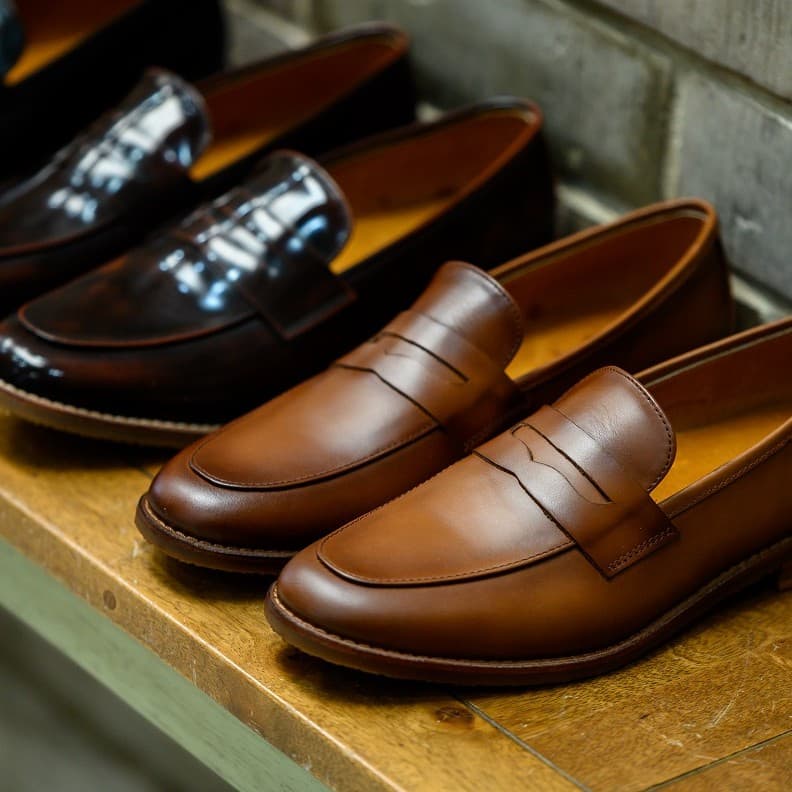 Shoesshi รองเท้าหนังแท้ Penny Loafer รองเท้าผู้ชาย ทรงคลาสสิค