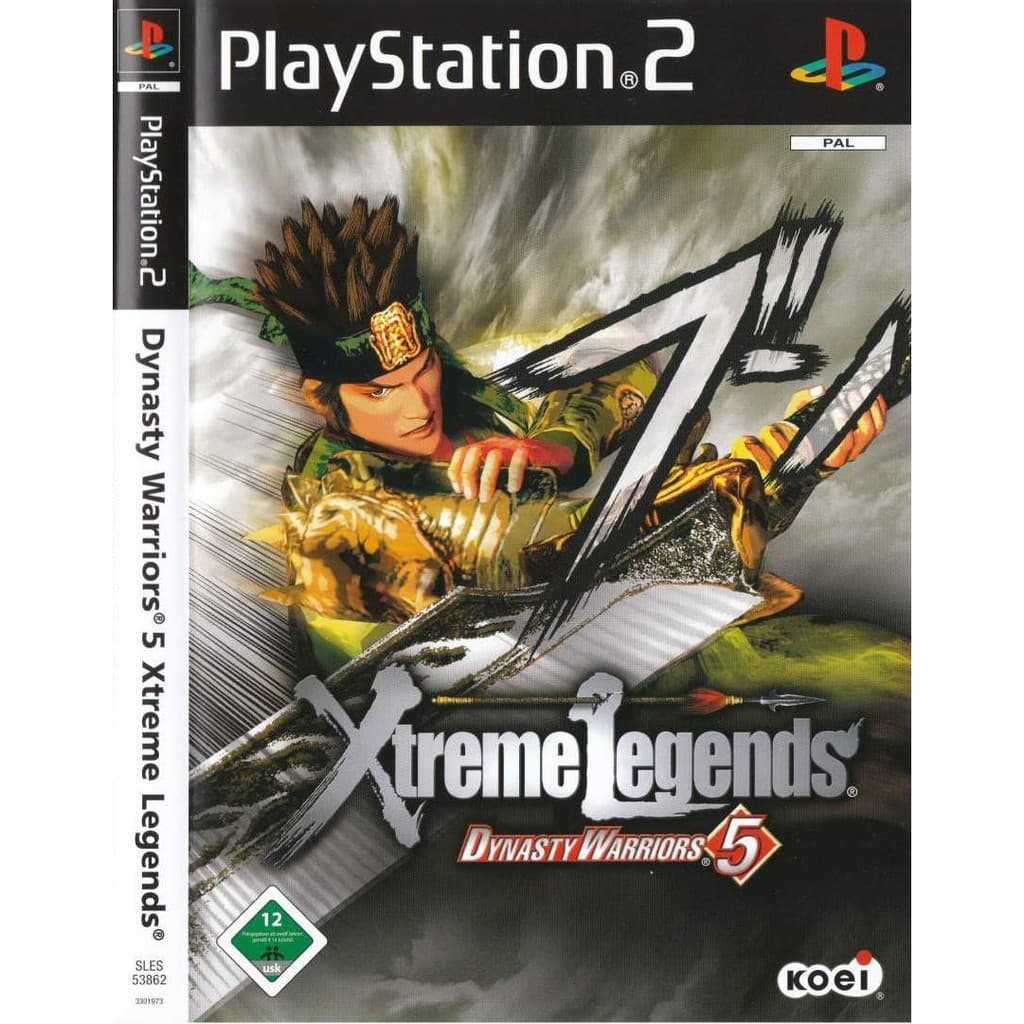 แผ่นเกมส์ Dynasty Warriors 5 xtream legend PS2 Playstation 2 คุณภาพสูง ราคาถูก