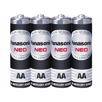 KTS (ศูนย์เครื่องเขียน) ถ่านไฟฉาย Panasonic ขนาด AA สีดํา