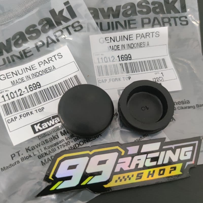 Original Ninja R RR SS ฝาครอบโช้คอัพยางหมวกส้อมด้านบน