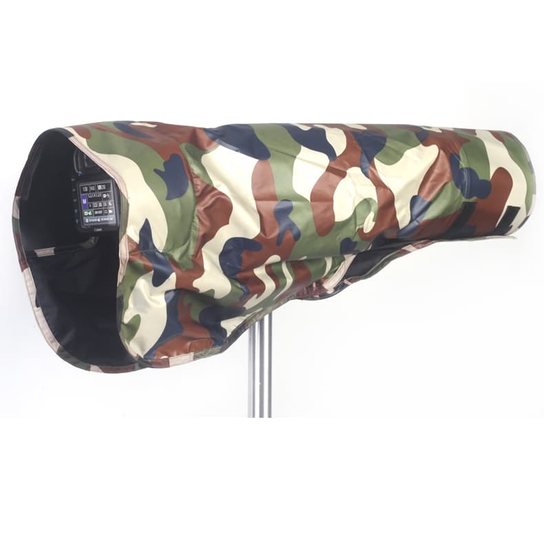 BIZOE ที่คลุมกันฝนเลนส์กล้อง สําหรับเลนส์ Telephoto Camo Guns