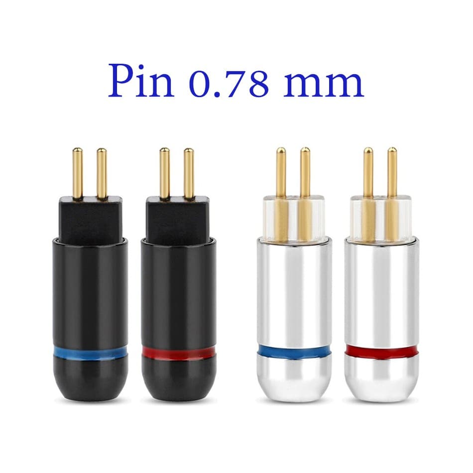 (1 คู่) Pin 0.78 mm สําหรับอัพเกรดสายหูฟัง W4R UM3X UE18 JH16 ES3