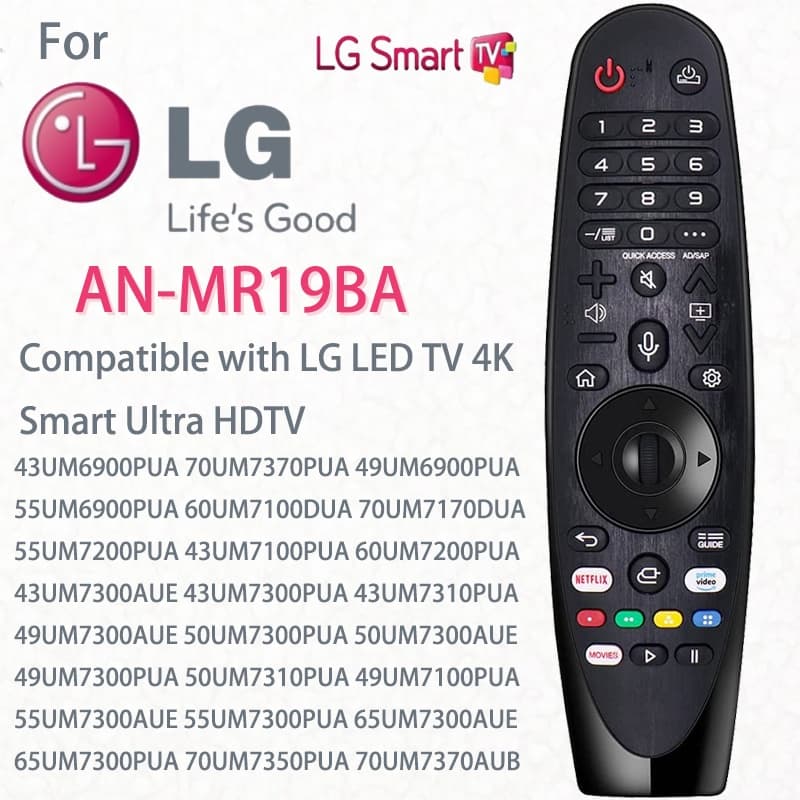 ใหม่ AN-MR19BA รีโมตคอนโทรล แบบเปลี่ยน สําหรับ LG LED TV 4K Smart Ultra HDTV NO Voice NO Cursor Pointer…