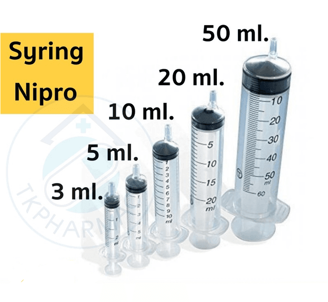 Syringe Syring Nipro กระบอกล้างจมูก กระบอกฉีดยา ***พลาสติก***