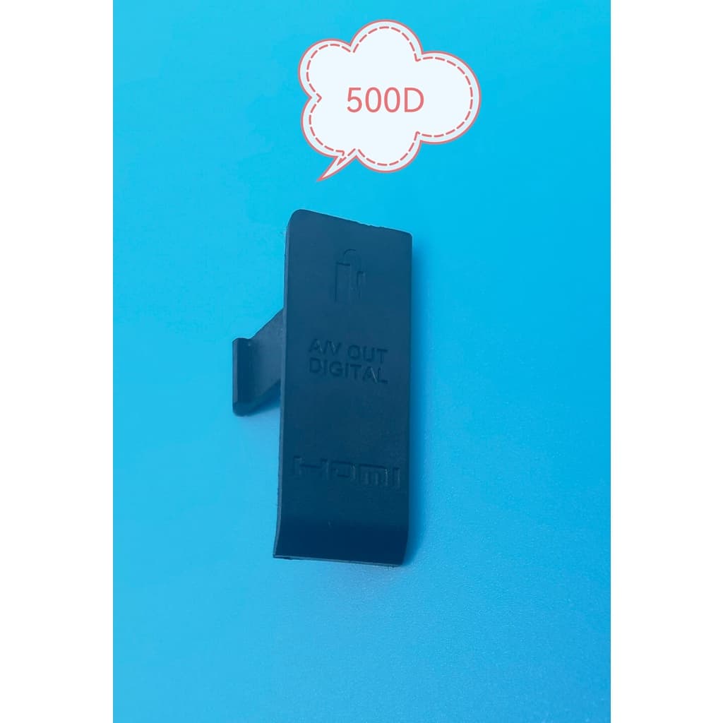 ใหม่สําหรับ Canon EOS 500D 650D 700D 350D 400D 450D USB Video Out ฝาครอบยางฝุ่นประตูฝาปิดกล้อง Part