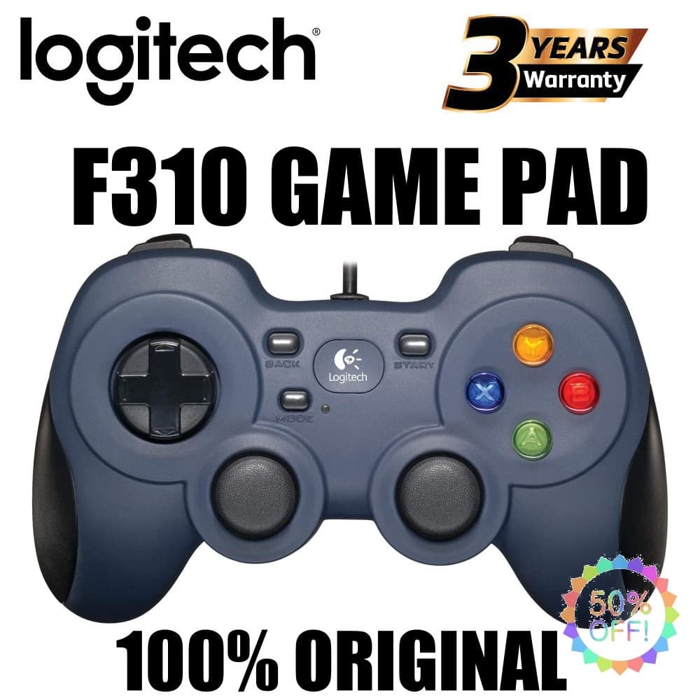 ️จอยสติ๊กเล่นเกม ️ Logitech F310, F710 Joystick Gamepad ออกแบบกระขับมือ เชื่อมกับ Steam และ Android