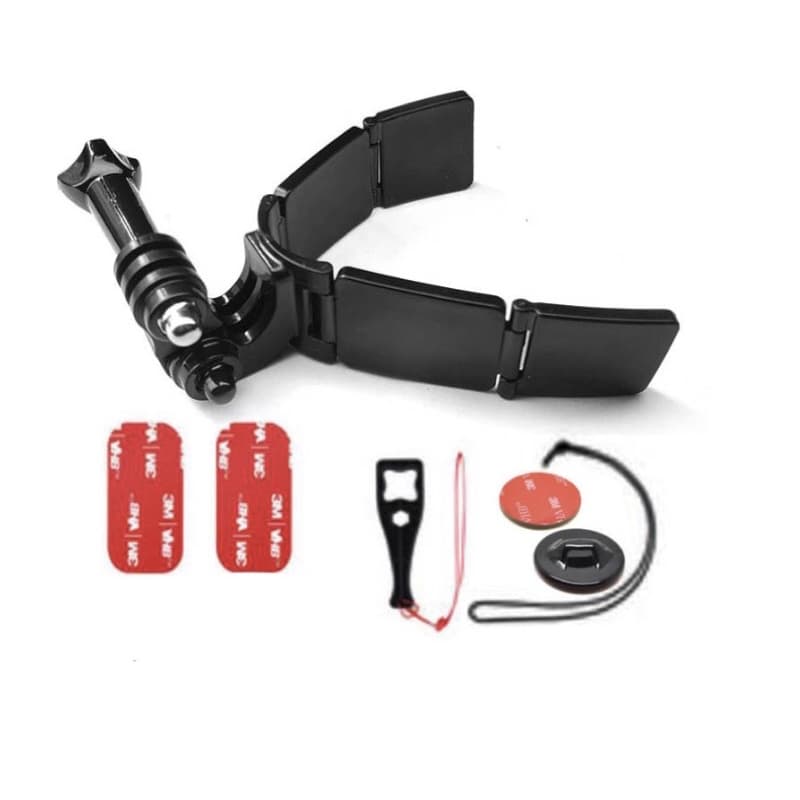 TUYU ขาติดหมวกกันน้อค แบบบานพับ สําหรับ กล้องโกโปร กล้องแอคชั่น Helmet Bracket for Gopro,Action Camera…