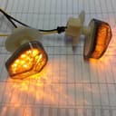 MINI OVAL R15 V3/CBR150/GSX150/NINJA 250 คาร์บอน/NINJA RR TURN SIGNAL LIGHTS