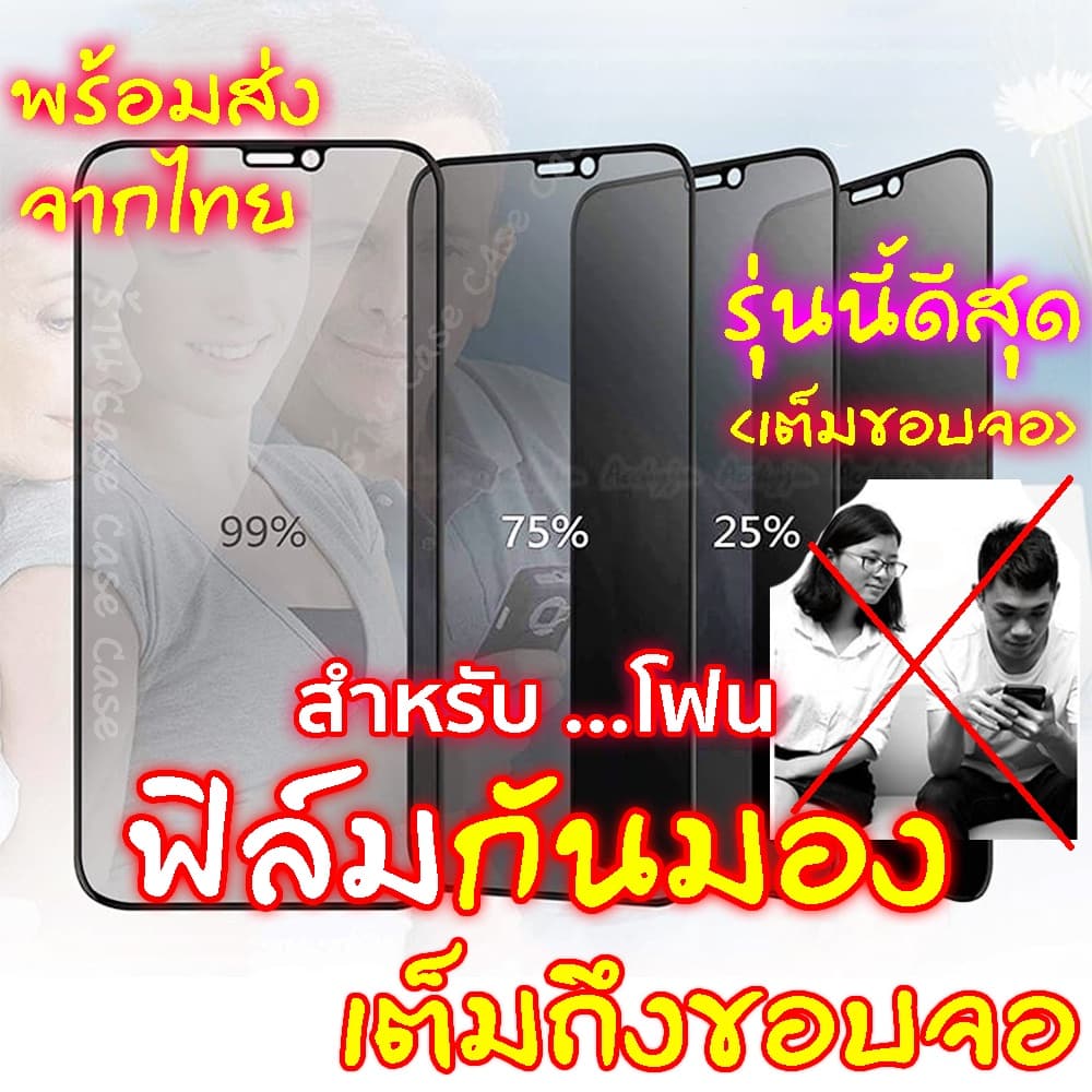ฟิล์มกันมอง สําหรับiPhone 18 pro max 17 16 15 14 13 12 11 ฟิล์มกันเสือก ไอโฟน X 8 6Plus 7 S XR
