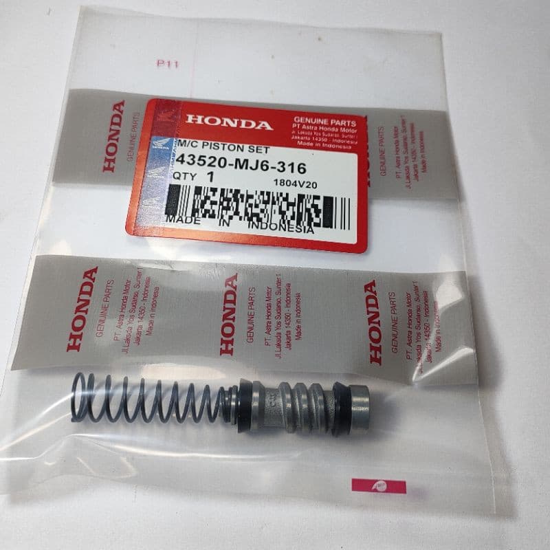 43520-MJ6-316 แม่ปั๊มเบรคหลัง ชุดซีล Sonic CBR 150R CB150R Megapro ใหม่ CS1 Tiger Revo Supra x125 เดิม MJ6
