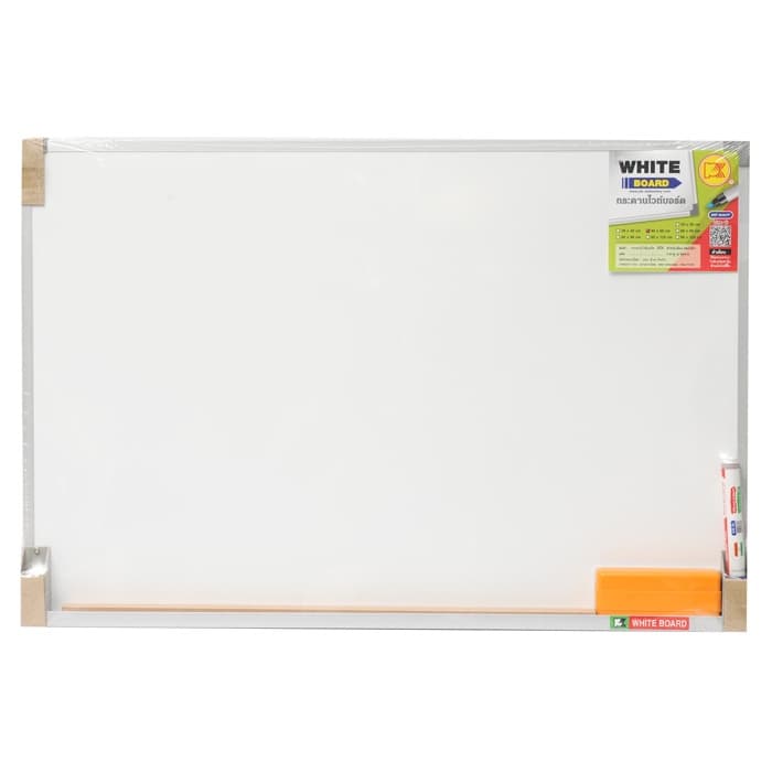 (KTS)กระดานไวท์บอร์ด PK ขนาด40x60 มีแปรง และปากกาในชุด