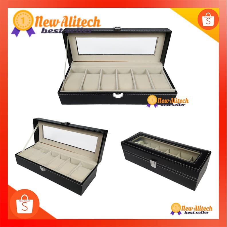 New Alitech C01 กล่องนาฬิกา6เรือน พร้อมส่ง