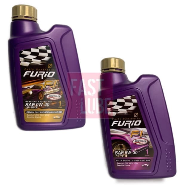 น้ํามันเครื่อง เบนซิน บางจาก FURIO F1 0W40 , 5W30 , 5W40 (1L)