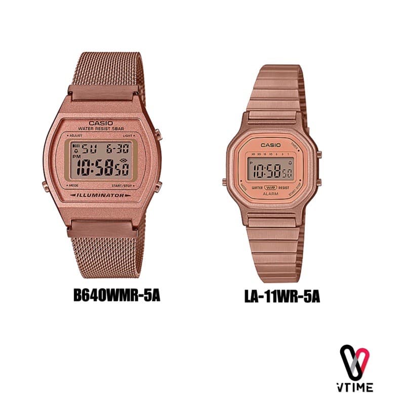 นาฬิกาข้อมือ CASIO DIGITAL รุ่น B640WMR-5A// LA-11WR-5A