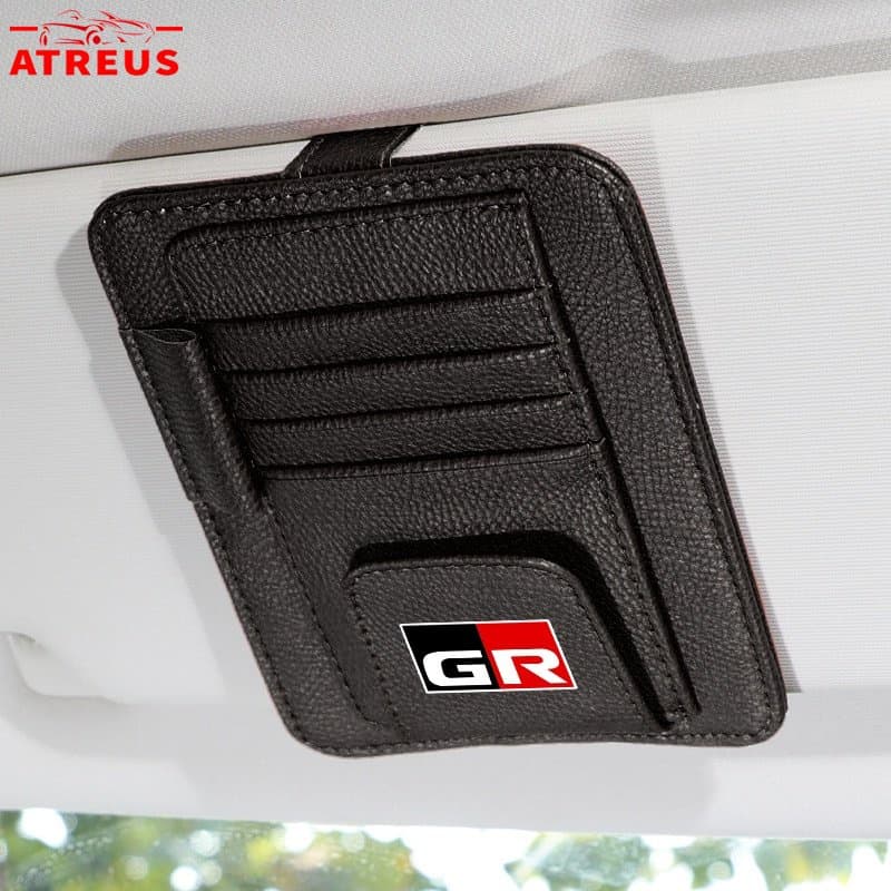 คลิปหนังหนีบที่บังแดดรถยนต์ สําหรับ Toyota GR Wigo Avanza Rush Innova Calya Razie Yaris Corolla Cross Agya…