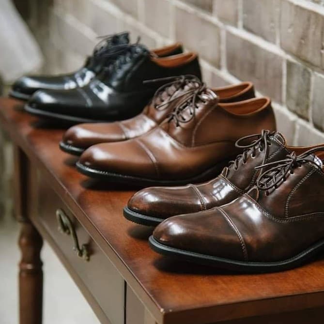 Shoesshi รองเท้าหนัง Oxford รองเท้าผู้ชาย รองเท้าหนังแท้ CapToe Oxford ทรงคลาสสิค