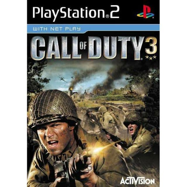 แผ่นเกมส์ PS2 - Call of duty ภาค3 เกมแนวทหารสงครามผ่านด่าน