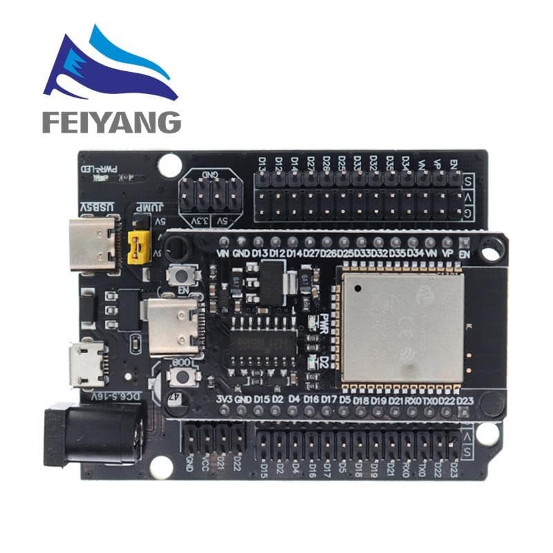 บอร์ดไมโครคอนโทรลเลอร์ ESP32 TYPE-C USB CH340C WiFi และบลูทูธ ใช้พลังงานต่ํา ESP32-DevKitC-32 ESP-WROOM-32