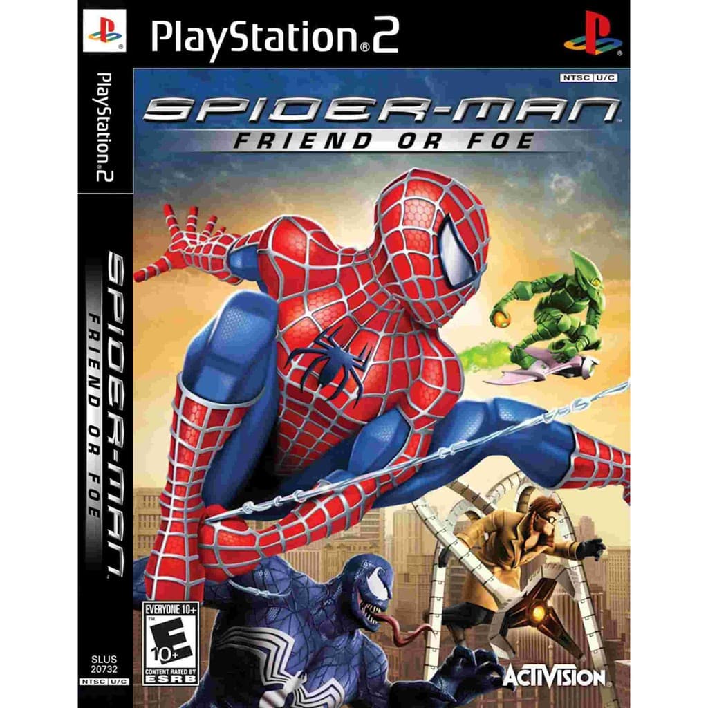แผ่นเกมส์ Spider-Man Friend or Foe PS2 Playstation2 คุณภาพสูง ราคาถูก