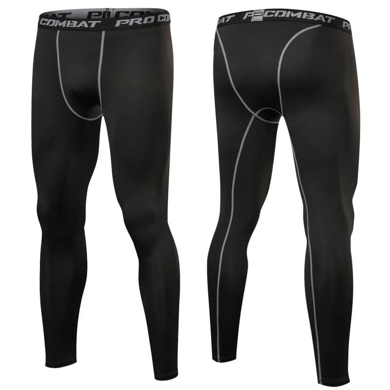 กางเกงขายาวรัดรูป ผ้า Polyester 85%+ spandex 15% ระบายอากาศได้ดี กางเกงเบสเลเยอร์ size M-3XL มี7สี