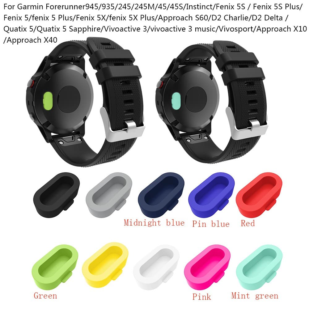 จุกซิลิโคน ป้องกันฝุ่น สําหรับนาฬิกา Garmin Forerunner 245 / 245M /945 /935 /Garmin Instinct/Fenix 5 5 X 5s…