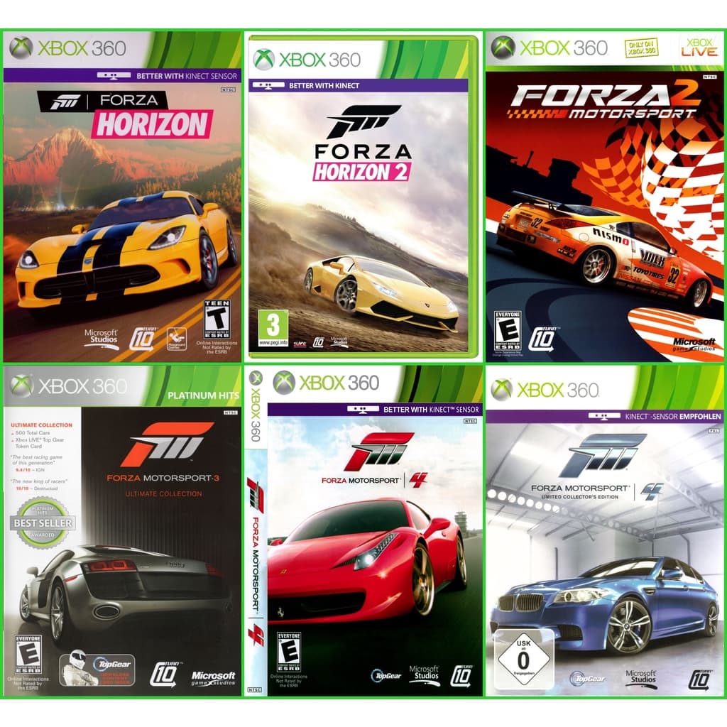 Forza Motorsport Forza Horizon ทุกภาค ของ Xbox360 หลับหลับเครื่องแปลง RGH/JTAC LT2.0 LT3.0