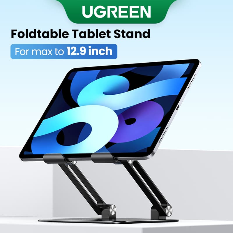 UGREEN New ArrivalUGREEN ขาตั้งแท็บเล็ตแบบปรับได้แบบพับได้ IPad วาดสําหรับ 12.9 นิ้วแท็บเล็ต Huawei IPad…