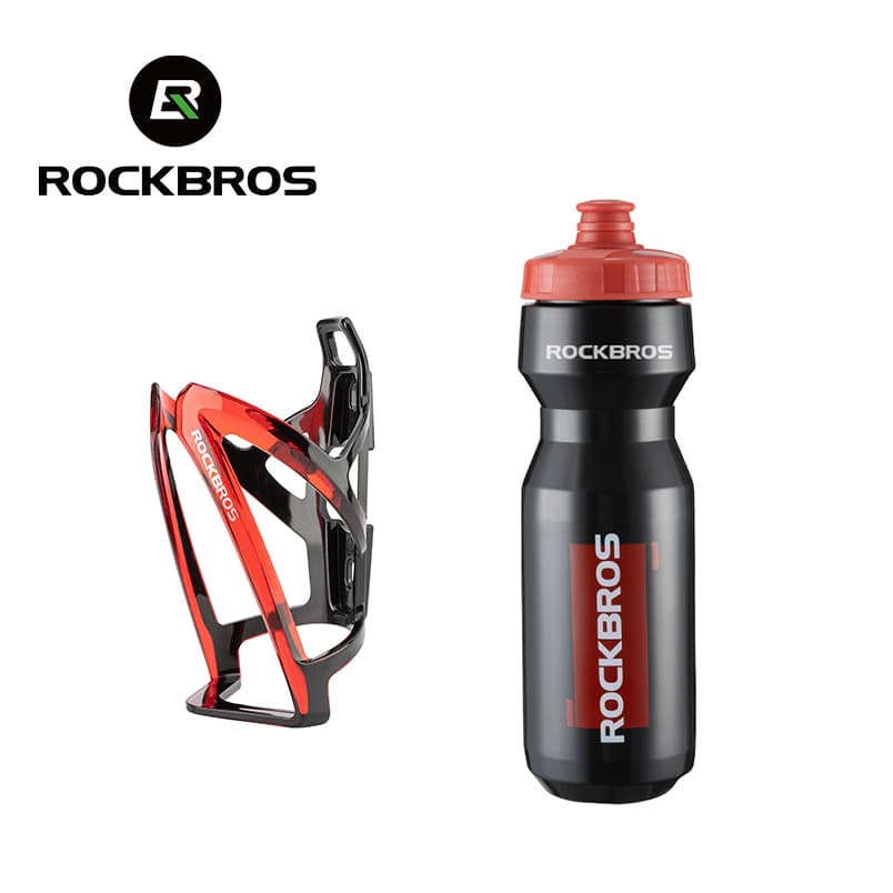 ROCKBROS ขวดน้ําจักรยาน 750 มล. ความจุขนาดใหญ่ พร้อมฝาปิดกันฝุ่น พกพาง่าย สําหรับขี่จักรยาน