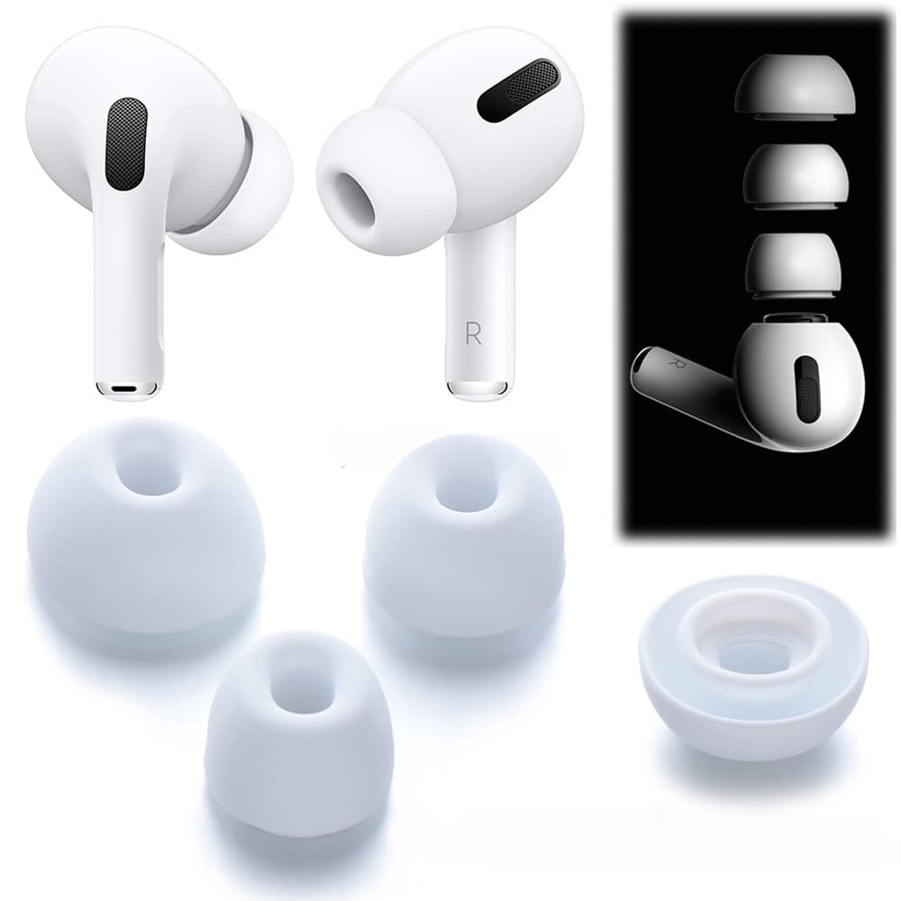 3 คู่ Eartips เปลี่ยนสําหรับ Apple AirPods Pro 3 2, Anti Slip เอียร์บัดซิลิโคนหูฟังเคล็ดลับใช้งานร่วมกับ…