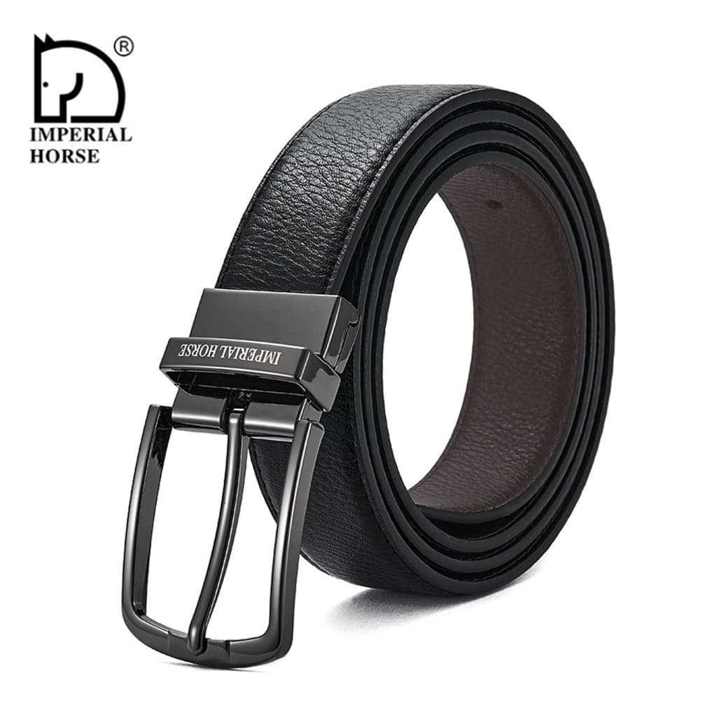Imperial Horse H4150 เข็มขัดลําลอง สองด้าน สไตล์คลาสสิก สําหรับผู้ชาย