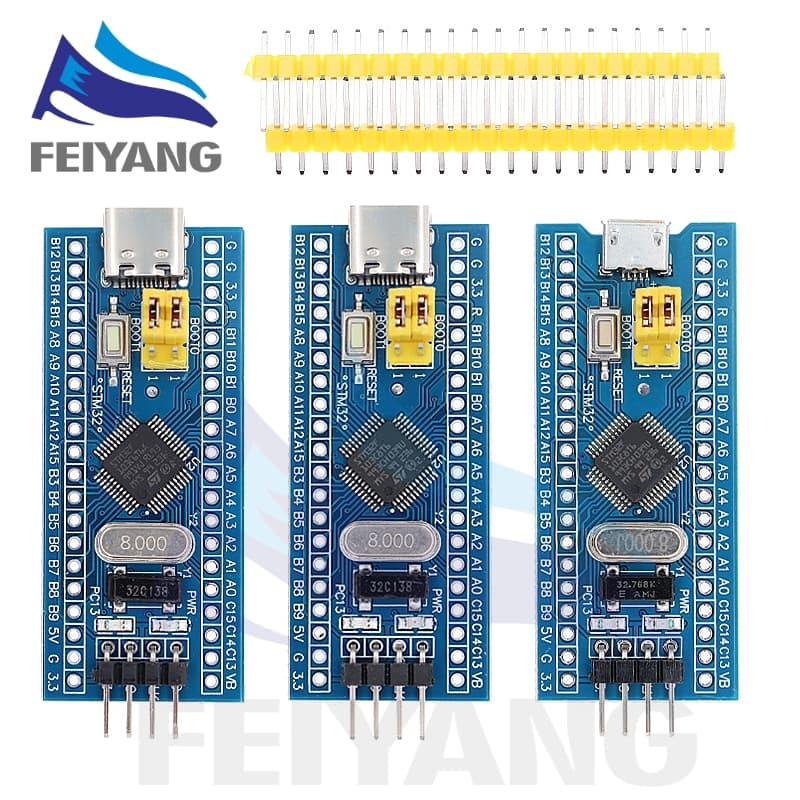 โมดูลบอร์ดไมโครคอนโทรลเลอร์ ระบบขั้นต่ํา STM32F103C6T6 STM32F103C8T6 ARM STM32 สําหรับ Arduino ST-Link V2…