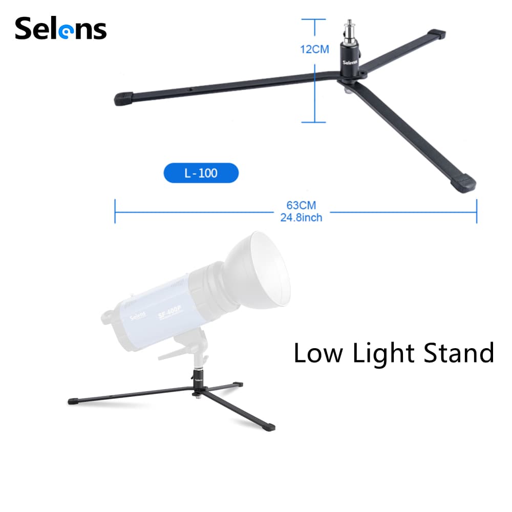 Selens ขาตั้งไฟแฟลชสําหรับใช้ในการถ่ายภาพในสตูดิโอ