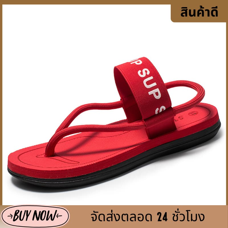 ใหม่ยางชายหาดรองเท้าแตะแฟชั่นสบาย ๆ กลางแจ้งผู้ชายและผู้หญิงรองเท้า (36-45)