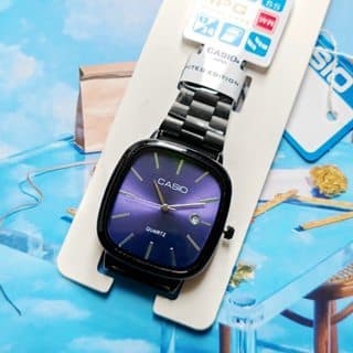 ใหม่คลาสสิก ก138 สีดําสีม่วงโทนนาฬิกาย้อนยุค,สแตนเลสไม่มีสีกันน้ํา | นาฬิกากันกระแทก
