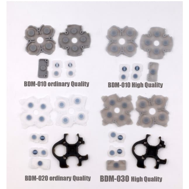 1 ชุด V1.0 V2.0 V3.0 แผ่นปุ่มยางนําไฟฟ้า LR ABXY D-Pads เปลี่ยนใช้งานร่วมกับ PS5 Controller อะไหล่ซ่อม
