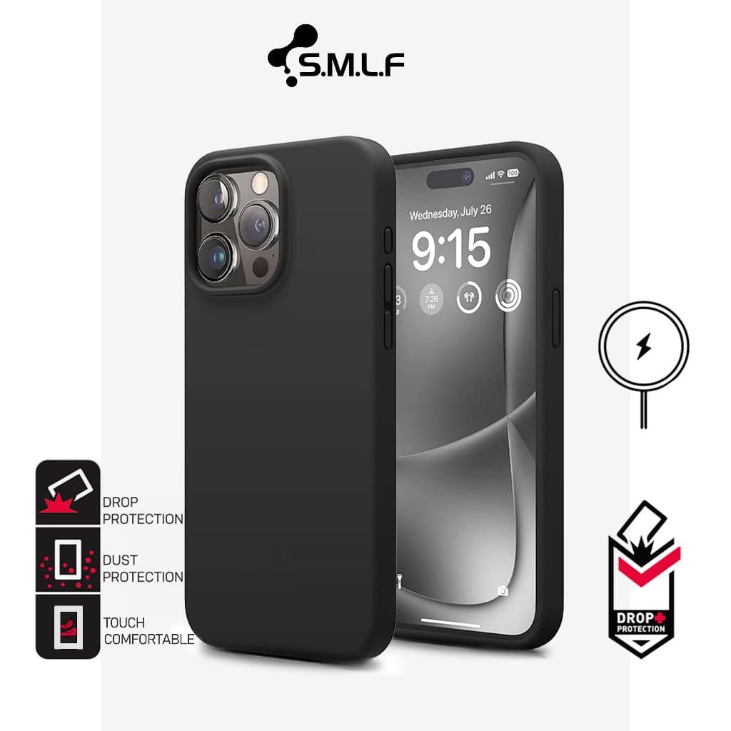 SMLF Liquid Silicone Magnetic Case เคสซิลิโคนเหลว Magnetic For iPhone 18 Pro Max 17 Pro Max 16 Pro Max 15 Pro…