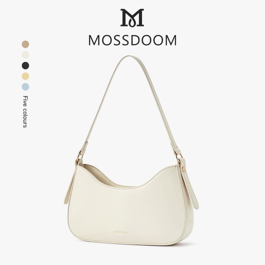 MOSSDOOM Darby Bag กระเป๋าสะพายไหล่ เรียบง่าย เหมาะสําหรับผู้หญิง
