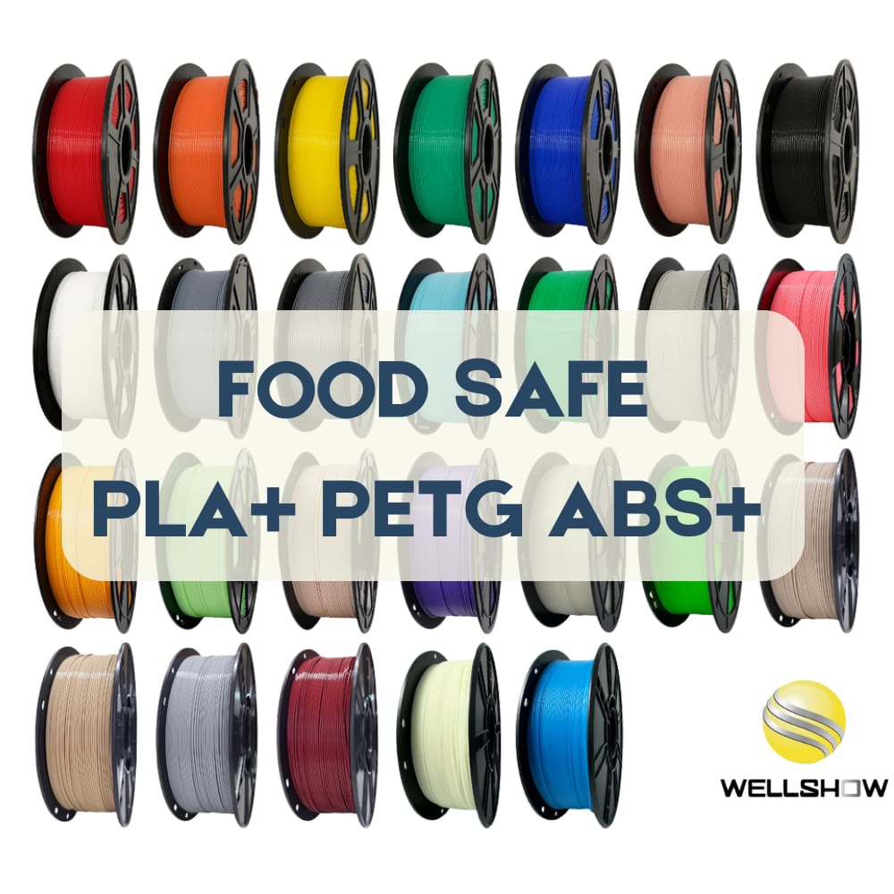 Food Safe ลวดพิมพ์3D PLA+PRO 1.75mm 1kg, PLA Filament, WELLSHOW ส่งจากไทย | Hi-Speed 500mm/s แข็งแรง ทนทาน |…