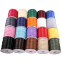เชือกเทียนเกาหลี 10M 1.2/1.5/2.0/2.5มม. สีสวย ไม่ยืด สําหรับทําสร้อยข้อมือ เชือกเทียน DIY