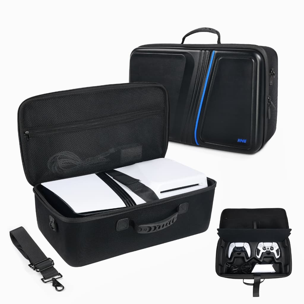 Iine CARRYING STAGE BAG สําหรับ PS5 PRO / กันน้ําและกันฝุ่นและการป้องกันเต็มรูปแบบและความจุขนาดใหญ่ใช้งานได้จร…