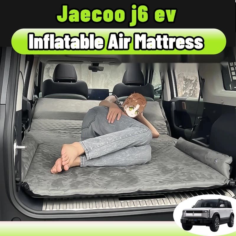 Jaecoo J6 EV ที่นอนเป่าลมอัตโนมัติ เตียงนอนในรถ ฟองน้ํา 5ซม. สะดวกสบาย ทนทาน ตรงรุ่น ติดตั้งง่าย อุปกรณ์ภายใน