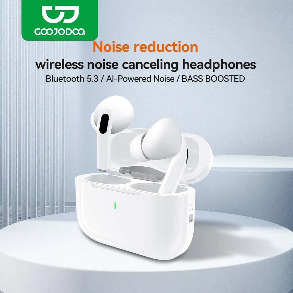 GOOJODOQ หูฟังไร้สาย J206 หูฟัง Bluetooth หูฟังบลูทูธ 5.3 พร้อมไมโครโฟนในตัว เสียงดี ลดเสียงรบกวน